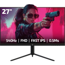 Gamepower Lucid S60 27¨ 0.5ms 540Hz Flat Fast IPS Fhd Rgb Pivot Gaming Monitör