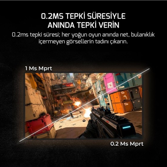 Gamepower Lucid S60 27¨ 0.5ms 540Hz Flat Fast IPS Fhd Rgb Pivot Gaming Monitör