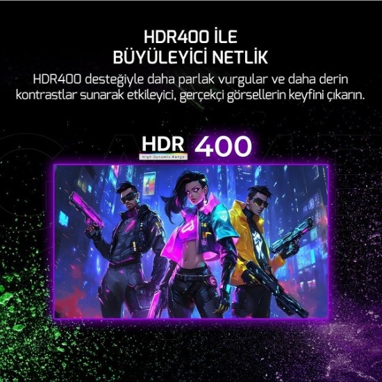Gamepower 24¨ Lucid S20 540Hz 0.2ms Flat Fast Tn Pivot Rgb Gaming Monitör