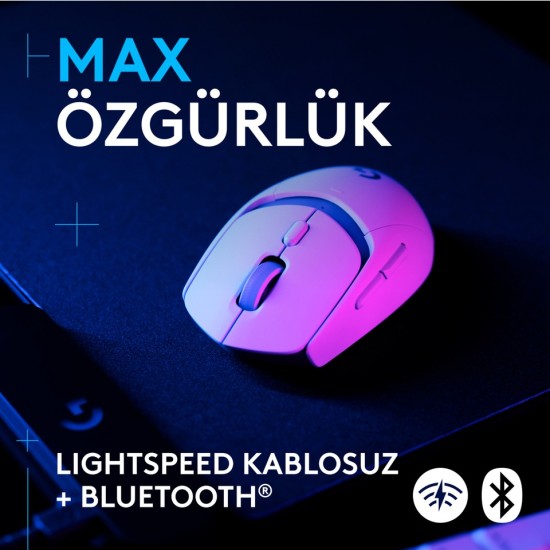 Logitech G G309 Lıghtspeed Hero 25K Sensörlü Pc ve Mac ile Uyumlu Kablosuz Oyuncu Mouse, Siyah