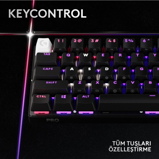 Logitech G Pro X 60 920-011913 RGB %60 TKL Tactile Switch Kablolu/Kablosuz Mekanik Oyuncu Klavyesi