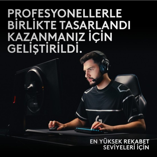 Logitech G Pro X 60 920-011913 RGB %60 TKL Tactile Switch Kablolu/Kablosuz Mekanik Oyuncu Klavyesi