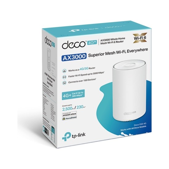 TP-Link Deco X50-4G 3000 Mbps Router