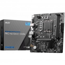 MSI Pro H610M-E Intel LGA1700 DDR4 Micro ATX Anakart