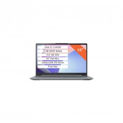 Lenovo Ideapad Slim 3 I5-12450H 8g 512G SSD 16 Fhd+ 1920X1200 IPS Panel Freedos Arctic Grey 83ES0033TR