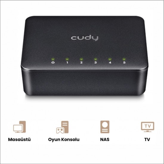Cudy FS105D 5 Port 10/100 Mbps Switch