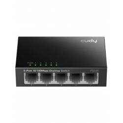 Cudy FS105 5port 10/100MBPS Duvar Montajlı Metal Masaüstü Switch