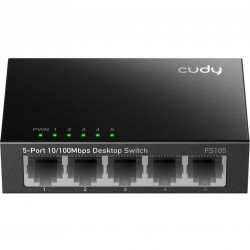 Cudy FS105 5port 10/100MBPS Duvar Montajlı Metal Masaüstü Switch