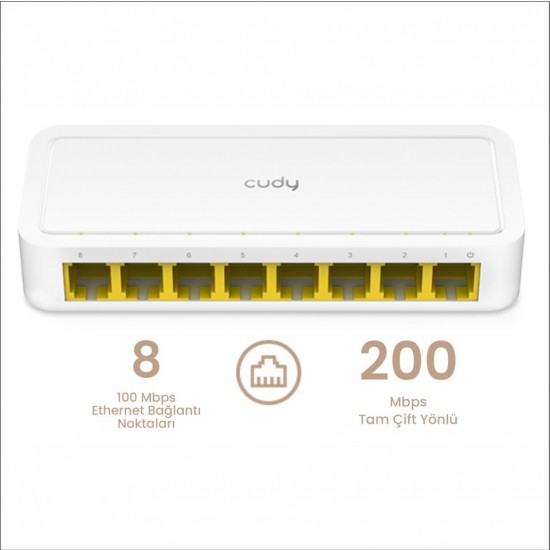 Cudy FS108D 8 Port 10/100 Mbps Switch