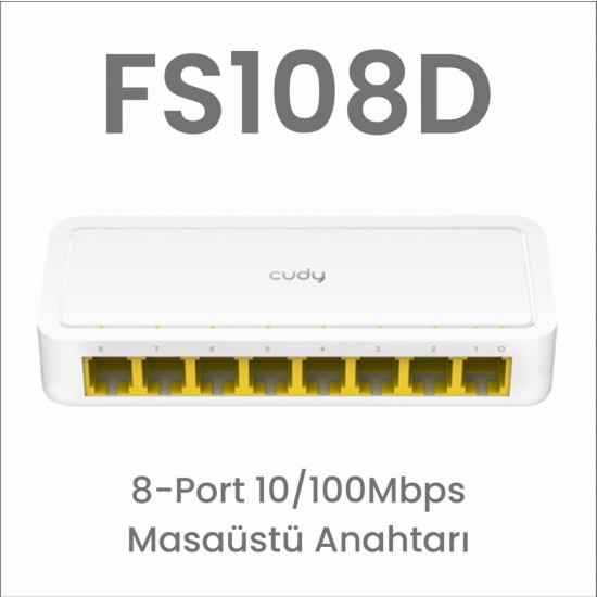 Cudy FS108D 8 Port 10/100 Mbps Switch