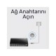 Cudy FS108 8port 10/100MBPS Duvar Montajlı Metal Masaüstü Switch