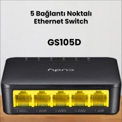 Cudy GS105D 5 Port 10/100/1000 Mbps Gigabit Switch