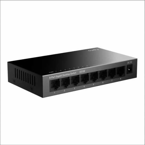 Cudy GS108 10/100/1000MBPS 16K Mac 8 Port Gigabit Metal Switch