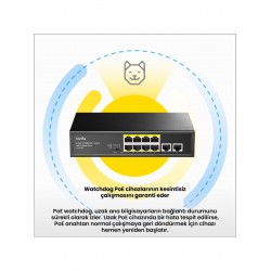 Cudy FS1010P 8 Port 10/100 Mbps Switch
