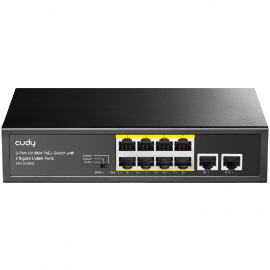 Cudy FS1010PG 10 Port 10/100 Mbps PoE Switch
