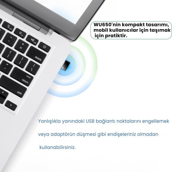 Cudy WU650 650 Mbps Kablosuz Ağ Adaptörü