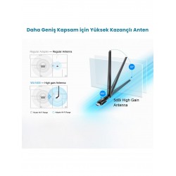 Cudy WU1400 1300 Mbps Kablosuz Ağ Adaptörü