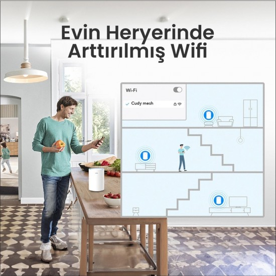 Cudy M1200 2 Port 1167 Mbps Router Tekli