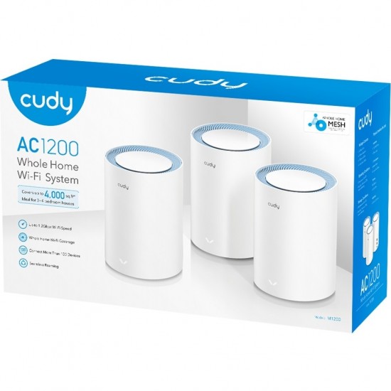 Cudy M1200 2 Port 1167 Mbps 3'lü Router