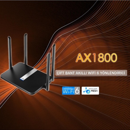 Cudy X6 5 Port 1775 Mbps Router