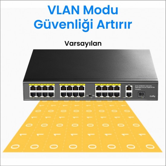 Cudy FS1026PS1 24 Port 10/100 Mbps Gigabit Switch
