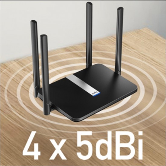 Cudy LT500 4 Port 1200 Mbps 4G LTE Router