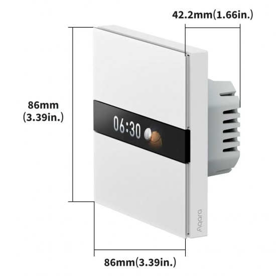 Aqara Ekranlı Kontrol Anahtarı V1 WS-K02D (Apple Home Destekli) Aqara Ekranlı Kontrol Anahtarı V1 WS-K02D (Apple Home Destekli)