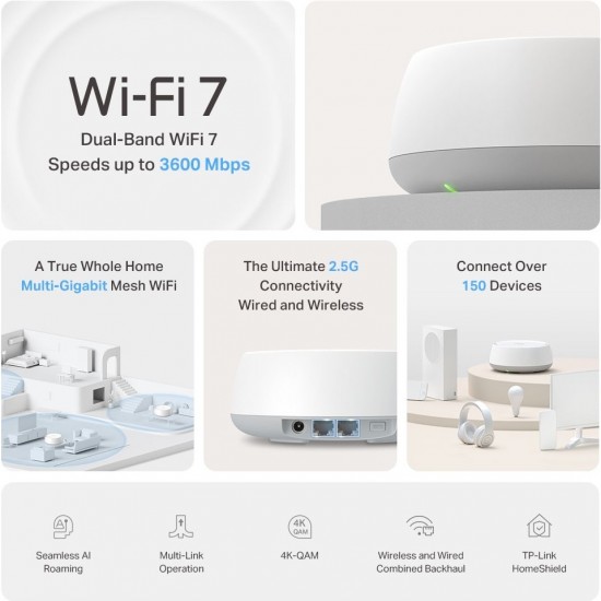 TP-Link Deco BE25 3600 Mbps 1'li Router