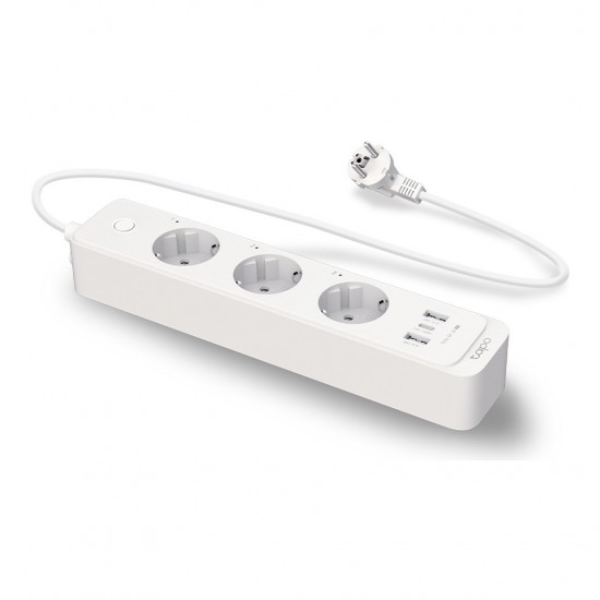 TP-Link Tapo P300 3'lü 2 USB 1 Type-C Wi-Fi Akıllı Priz