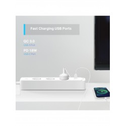 TP-Link Tapo P300 3'lü 2 USB 1 Type-C Wi-Fi Akıllı Priz