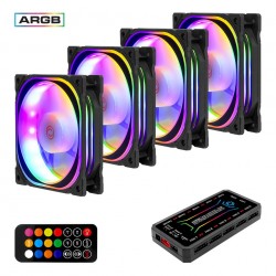 Frisby FCL-F1440S Anakart Kontrollü 120mm ARGB Kasa Fanı