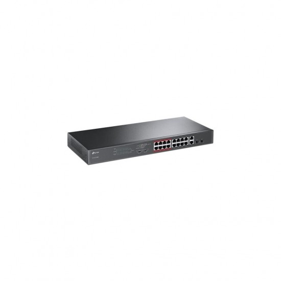 TP-Link TL-SL1218MP 16-Port 10/100Mbps + 2-Port Gigabit PoE Switch