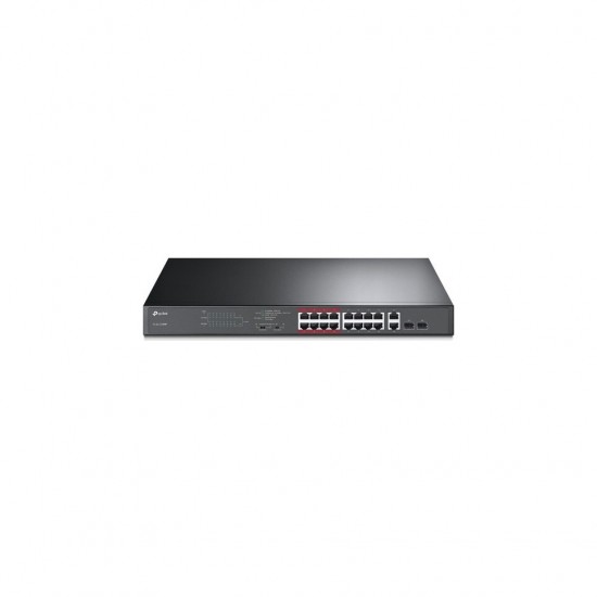 TP-Link TL-SL1218MP 16-Port 10/100Mbps + 2-Port Gigabit PoE Switch