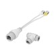 Q-PORT Q-SPLPOE1 POE SPLITTER 2-İN-1 AĞ KÖNNEKTÖRÜ+ 3 YOLLU RJ45 KONNEKTÖRÜ