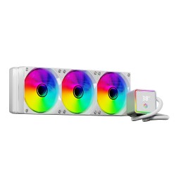 Frisby FCL-360W 360mm ARGB LGA1851/1700 & AM5 Beyaz Sıvı Soğutma
