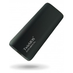 TwinMos 1TB (1100-1050MB/S) Type-C/usb (Dark Gray) (PSSD1TBEDP) External Taşınabilir Harici SSD 