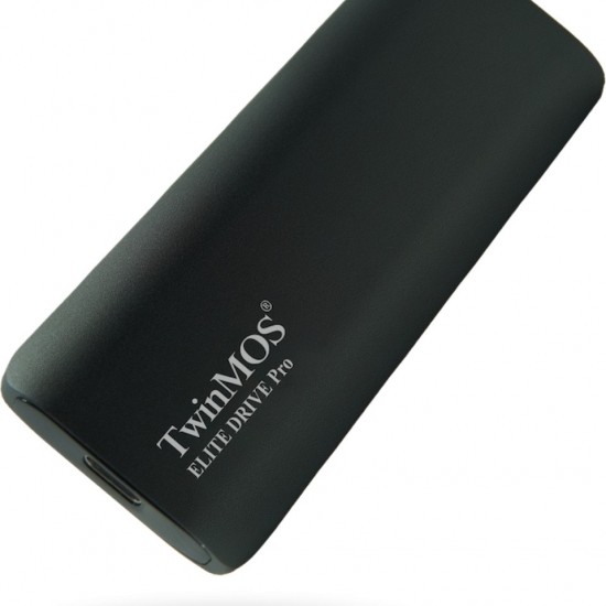 TwinMos 1TB (1100-1050MB/S) Type-C/usb (Dark Gray) (PSSD1TBEDP) External Taşınabilir Harici SSD 