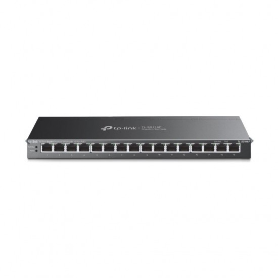 TP-Link TL-SG116P 16 Port 10/100/1000 Mbps Gigabit PoE Switch TP-Link TL-SG116P 16 Port 10/100/1000 Mbps Gigabit PoE Switch
