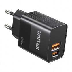 Unitek 20W Hızlı Şarj Adaptörü 1xusb-C P1124ABK-EU
