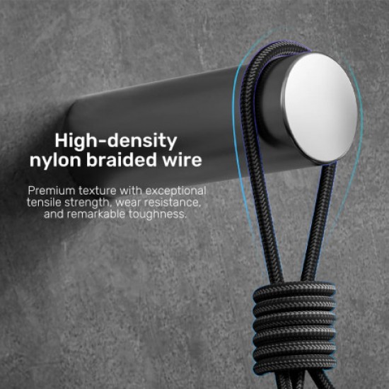 Unıtek Type-C 3İn1 Şarj 1.5Mt 20W (C14101bk-1.5M)