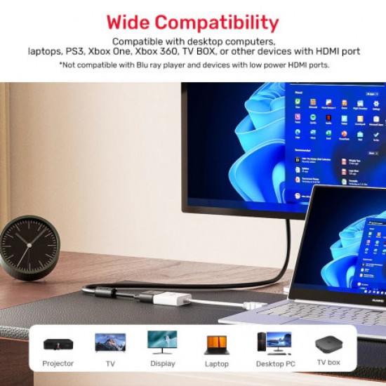 Unitek Y-6333C01 HDMI to VGA Dönüştürücü