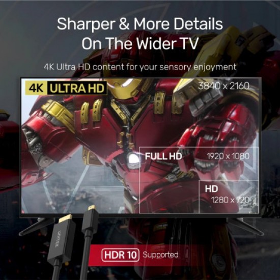 Unitek V1152A Mini DisplayPort to HDMI Dönüştürücü