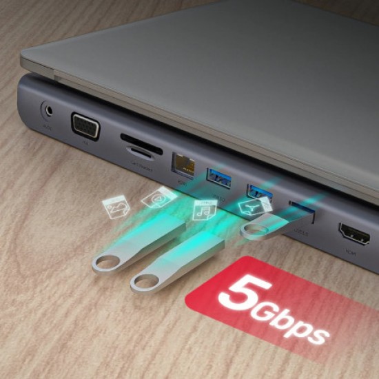 Unitek D1022B Laptop Docking Station