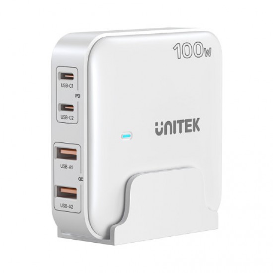 Unitek 100W Masaüstü Gan Şarj Istasyonu Beyaz (P1229AWH)