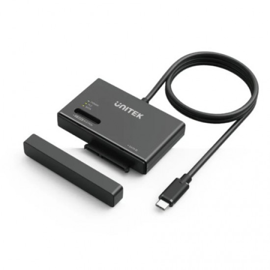 UNITEK USB-C To M.2 NVMe + SATA III Dönüştürücü +12V2A Güç Kablosu (S1232A01-EU)